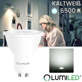 Lumiled LED-Glühbirne 10er Set GU10 3,4 W Kaltweiß 6500 K 38°