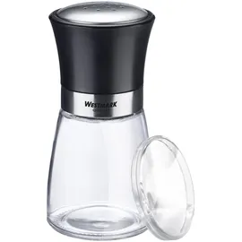 Westmark Gewürzstreuer 190 ml Transparent/Schwarz/Silber unbefüllt