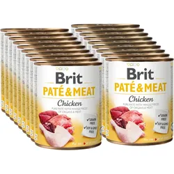 BRIT PATE & MEAT CHICKEN 18x800g