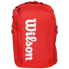 Wilson Super Tour Backpack Red, Red/, -
