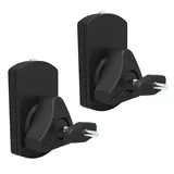 Ricoo 2er Set Lautsprecherwandhalterungen LH038-B, Universale Boxen Wandhalterung, Lautsprecherhalterung, Wandhalter Lautsprecher, Wandmontage, Lautsprecher Wandhalterung, Schwarz