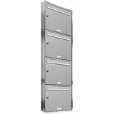 AL Briefkastensysteme 4 Fach Briefkastenanlage modern, wetterfest Artikelnummer: 331T4U1