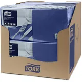 TORK Servietten 32,6 x 33,0 cm, 3-lagig dunkelblau
