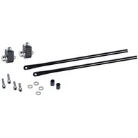 Racktime Montageset, schwarz Montageset fuer Racktime. Gepäckträger