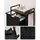 VASAGLE Wäschesammler mit Ablage 50 cm x 33 cm x 72 cm Braun-Schwarz