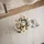 lookway ARTON GOLD II 140 cm ausklappbarer Tisch Marmor Levanto gold