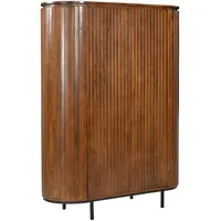 SIT Möbel Highboard 115 x 151 x 43 cm Beige / Schwarz
