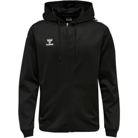 hummel Core XK Poly Zip Hood Sweat - Schwarz M