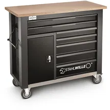 Stahlwille Mobile Werkbank WB 621 7 Schubl. anthrazit, RAL 7016; schwarz, RAL 9005 L.500mm x B.1150mm x H.1045mm