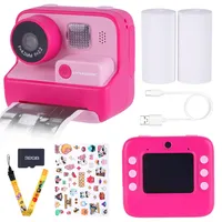 DYNASONIC Kinderkamera, wiederaufladbare Mini-Digitalkamera für Fotos und Videos. 48MP. 2.5k UHD mit SD Karte, Geschenk für Kinder und Mädchen von 3-14 Jahren
