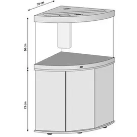 JUWEL AQUARIUM Trigon 190 Aquariumkombination mit Unterschrank beige/bronze