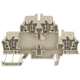 Weidmüller Klemme 2,5qmm beige ZDK 2.5