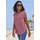 LASCANA Longshirt mit stark gerundetem Saum (2er-Pack) Sommertop aus luftigem Viskose-Stretch lila|schwarz 32/34