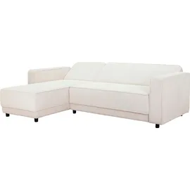 dorel home »Allie Schlafsofa 230 cm mit Relaxfunktion in der Rückenlehne«, Schlaffunktion (108/194,5cm), trendiger Cord o. pflegeleichter Velours