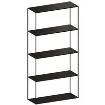 ZEUS Regal Slim Irony Zeus 164 x 82 x 31 cm Schwarz