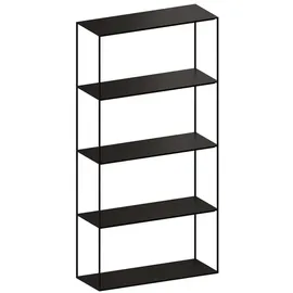 ZEUS Regal Slim Irony Zeus 164 x 82 x 31 cm Schwarz