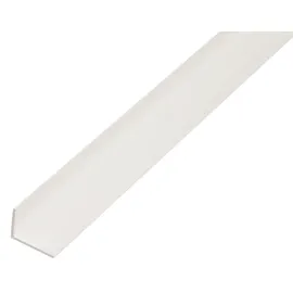 GAH Alberts Alberts Winkelprof. ungleichschenkelig, ungel L1000x B40x H10x S2mm Kunststoff weiß