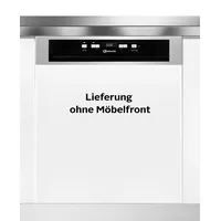 BAUKNECHT teilintegrierbarer Geschirrspüler "OBBC Ecosilent 8650", Energieeffizienz: B (A-G), silber (silberfarben), B:60cm H:82cm T:56cm, Geschirrspüler, Doppelter Komfort – mit Besteckschublade und zusätzlichem Besteckkorb