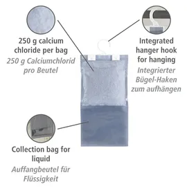 Wenko Entfeuchter zum Hängen Lavendel, 4er Set