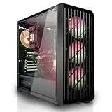 SYSTEMTREFF Gaming PC AMD Ryzen 7 5800XT 8x4.8GHz | AMD Radeon RX 9060 XT 8GB DX12 | 1TB M.2 NVMe | 32GB DDR4 RAM | Windows 11 | WLAN Desktop Computer Rechner für Gamer, Zocker & Streamer