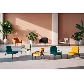 medso powered by paperflow MEDSO M Rund Sessel 43 x 43 x 43 cm rot/schwarz 1 St.