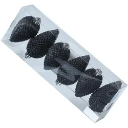Christbaumschmuck ZAPFEN - Weihnachtsschmuck - bruchfest - glitzernd - H: 8cm - ...