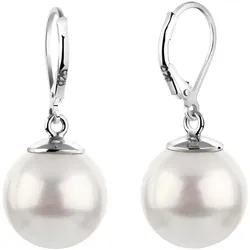 Nenalina Basic Muschelkernperle Klassisch 925 Silber silberfarben Damen 
