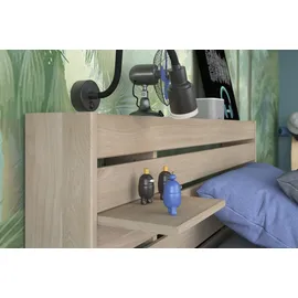 Parisot Jugendzimmer-Set PARISOT "Parisot Escale 11", braun, ohne Matratze, B/H: 90cm x 200cm, Schlafzimmermöbel-Sets
