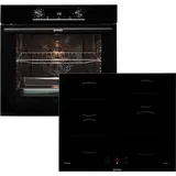 GORENJE Backofen-Set "JUMP SET PYRO/I", Energieeffizienz: A, schwarz, Herdsets, Pyrolyse: Selbstreinigung durch hohe Hitze ohne Chemie, Backofen-Set