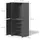 Vicco Kleiderschrank Claus 111 x 191,5 x 40 cm Grau