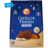 Santa Claus in Town Lebkuchenherzen Vollmilch 300 g, 27er Pack