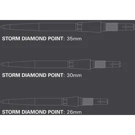 Target Darts Target Swiss Storm Diamond Points – Gold - 35mm