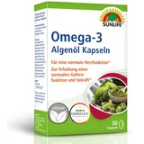 SUNLIFE Omega 3 Algenöl Kapseln - 1 x 30 Stück - Omega 3 Kapseln hochdosiert - Omega3 Kapseln mit 250mg DHA - gluten- / laktosefrei & vegan - hochwertige Omega 3 Fettsäuren Kapseln