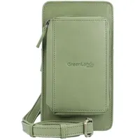 GREENLAND Nature Nature Soft Handytasche Geldbörse Leder 11 cm