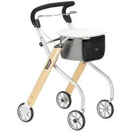 TRUST CARE Let's Go Beech Wohnraum-Rollator holz/silber