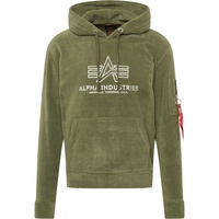 Alpha Industries Basic Polar Fleece Kapuzensweat für Herren Dark Olive