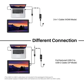 Huion Grafiktablett Huion Kamvas 22 Plus