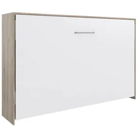 WIMEX Juist 120 x 200 cm horizontal weiß/san remo eiche nachbildung