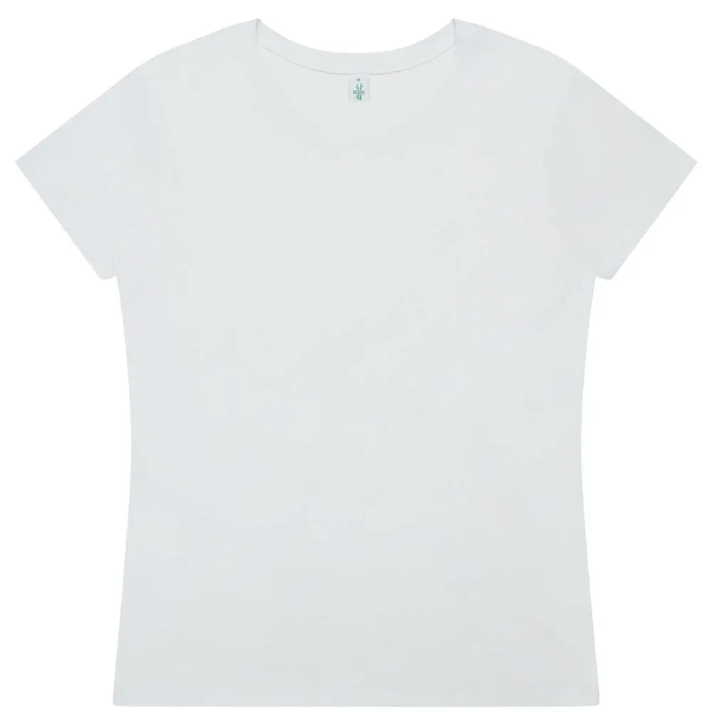 Earth Positive - Damen Bamboo T-Shirt - White / S