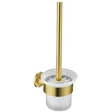 Creavit WC-Bürste mit Halterung Gold gebürstet