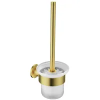 Creavit WC-Bürste mit Halterung Gold gebürstet
