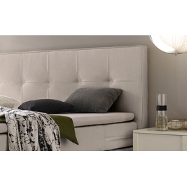 Hasena Fleur Boxspringbett 140-180 cm beige Liegefläche:140 x 200 cm, Topper:Base-Topper - Beige