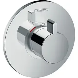 hansgrohe Ecostat S Highflow Thermostat 15756000 Unterputz Thermostat, chrom