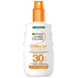 Garnier Ambre Solaire Hydra Protect+ 24h LSF 30, Schutz vor UVA und UVB, mit Vitamin C, 150 ml