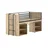58 aufm Kessel Halbhochbett Keelia 90 x 200 cm Eiche braun