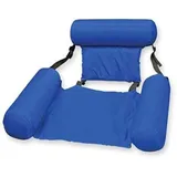 Blaue Pool-hängematte, Liege-schwimmstuhl, Aufblasbarer Poolstuhl, Faltbare Schwimmende Wasserhängematte, Liege-schwimmhängematte Für Erwachsene