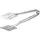 APS TIDLOS Gebäckzange Edelstahl 21 cm Schaufelmaß 6,5 x 4,5 cm