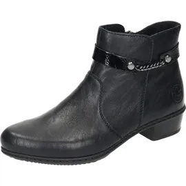 Rieker Damen Klassische Stiefeletten Y0783, Frauen Stiefeletten,übergangsschuhe,Stiefel,Bootee,Booties,halbstiefel,schwarz (00),38 EU / 5 UK