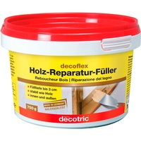 Decotric decoflex Reparaturspachtel für Holz Stein Beton Putz Metall 750g