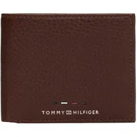 Tommy Hilfiger TH Premium Leather Mini CC Wallet Cognac